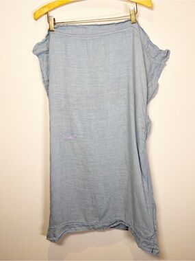 D. Porthault Paris Linen Blue King Pillow Sham
